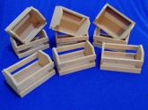 Mini Caixote Mdf Natural